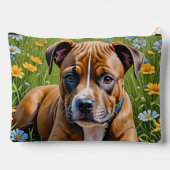 Springtime Staffordshire Bull Terrier Puppy, Etui (Achterkant)