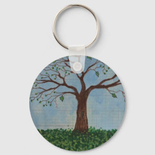 Springtime-structuur Veronderd Sleutelhanger