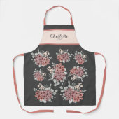 Springtime Stusty Pink Field Flower Bouquet Schort (Voorkant)
