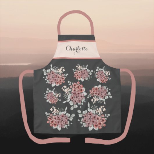 Springtime Stusty Pink Field Flower Bouquet Schort