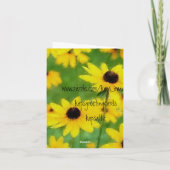 Springtime Susies Notecard Kaart (Achterkant)