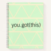 Springtime Techie Aanmoediging Notitieboek (Voorkant)