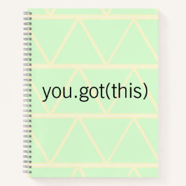 Springtime Techie Aanmoediging Notitieboek