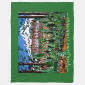 ~Springtime Timberline Fleece Blanket~ Deken (Voorkant)