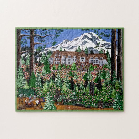 Springtime Timberline Puzzle Legpuzzel (Horizontaal)