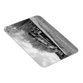Springtime-treinmotor B&W Souvenir Fridge Magneet (Rechterzijde)