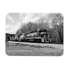Springtime-treinmotor B&W Souvenir Fridge Magneet