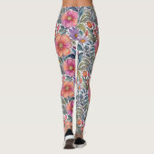 Springtime tuin - Bloemenpatroon 2 - Leggings (Achterkant)