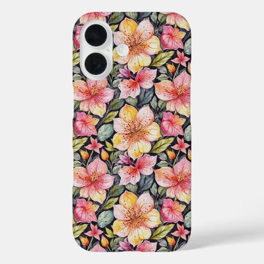 Springtime tuin-Foral patroon 1 - Iphone Case (Achterkant)