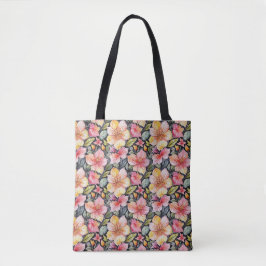 Springtime tuin - Foral pattern 1 - Canvas tas
