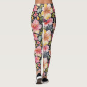 Springtime tuin - Foral pattern 1 - Leggings (Achterkant)