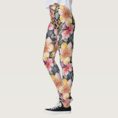 Springtime tuin - Foral pattern 1 - Leggings (Links)
