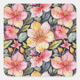 Springtime tuin - Foral pattern 1 - Sticker