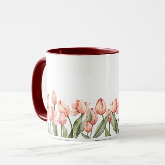 Springtime Tulip Coffee-Mok Mok (Voorkant links)
