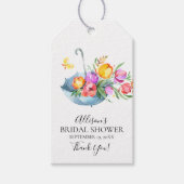 Springtime Tulpen Vrijgezellenfeest Favor Gift Lab Cadeaulabel (Voorkant)