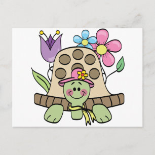 Springtime Turtle Tshirts en Gifts Briefkaart
