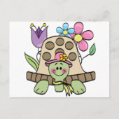 Springtime Turtle Tshirts en Gifts Briefkaart (Voorkant)