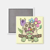Springtime Turtle Tshirts en Gifts Magneet (Voorkant / Achterkant)