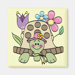 Springtime Turtle Tshirts en Gifts Magneet
