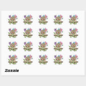 Springtime Turtle Tshirts en Gifts Ronde Sticker (Vel)