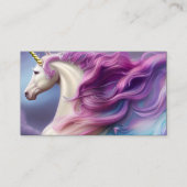 Springtime Unicorn Horse Triptych Visitekaartje (Voorkant)