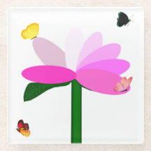 Springtime Vrienden Glas Onderzetters