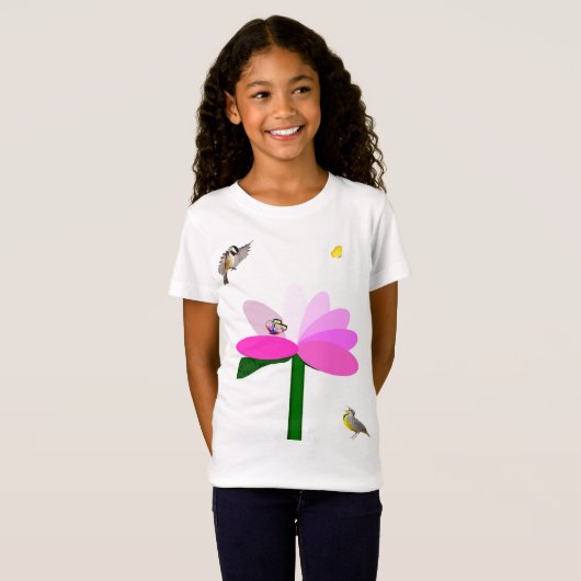 Springtime Vrienden Meisjes T-shirts (Voorkant volledig)