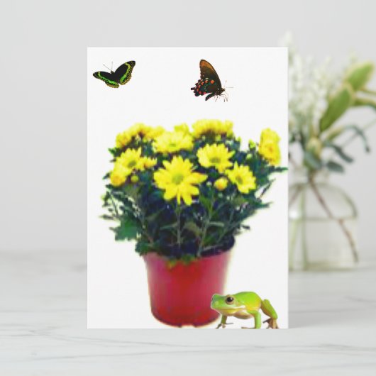 Springtime Vrienden Nota Kaart (Staand voorkant)