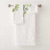 Springtime w/Initiaal Badhanddoek Set Bad Handdoek (Insitu)