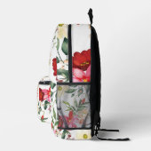 Springtime Waterverf Bloemen Rugzak (Rechts)