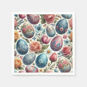 Springtime Waterverf Easter Egg servetten (Voorkant)