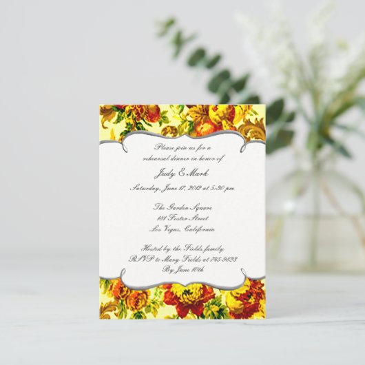 Springtime-weddenschap Kaart (Staand voorkant)