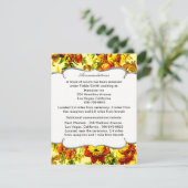 Springtime Wedding Enclosure Kaart (Staand voorkant)