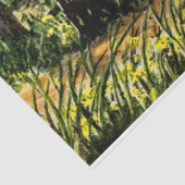 Springtime Woodland Landschap Tissuepapier (Detail)