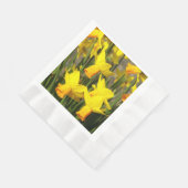 Springtime Yellow Daffodils Floral Servet (Hoek)