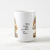 Springtime Zonnebloem Gnome Keramische Mok (Center)