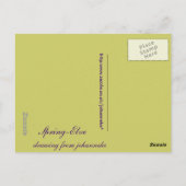 springveer briefkaart (Achterkant)