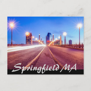 springveldmassachusetts skyline briefkaart