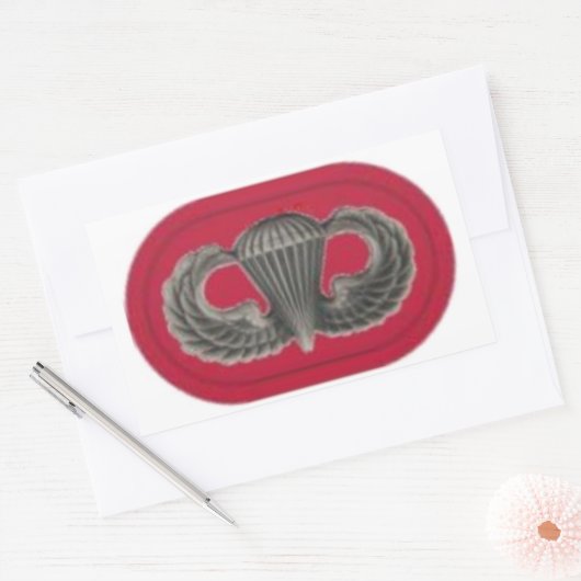 SPRINGVLEUGELS OP 7E SFG OVALE STICKERS (Envelop)