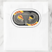 SPRINGVLEUGELS/OVALE 5E SPECIALE KRACHTEN GROEP ST RECHTHOEKIGE STICKER (Tas)