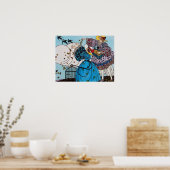 SPRINGVOEDING / MODE KOSTUMONTWERPER POSTER (Keuken)