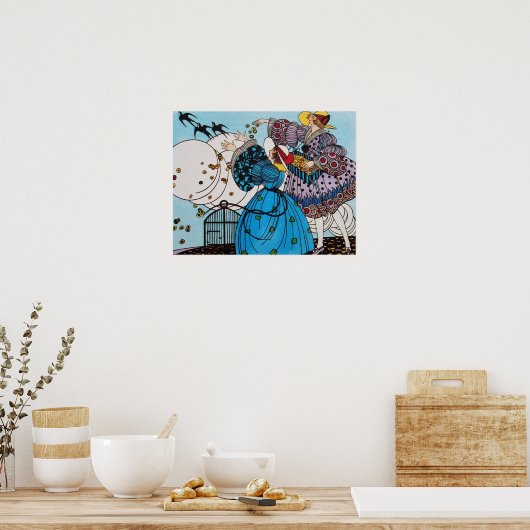 SPRINGVOEDING / MODE KOSTUMONTWERPER POSTER (Keuken)