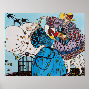 SPRINGVOEDING / MODE KOSTUMONTWERPER POSTER