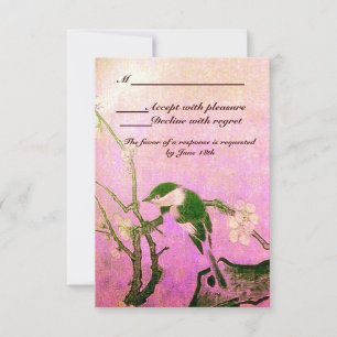 SPRINGVOEDING OP DE STROOMBOOM MONOGRAM PINK RSVP KAARTJE