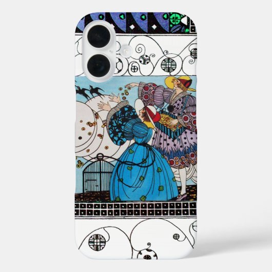 SPRINGVOGELS EN -ZWISSELS / MODE KOSTUMONTWERPER Case-Mate iPhone CASE (Achterkant)