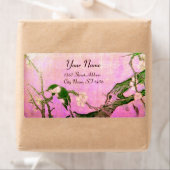 SPRINGVOUDIG EN STROOMTREE Roze Fuchsie Etiket (Insitu)