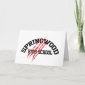 Springwood High School Kaart (Voorkant)