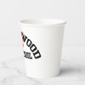 Springwood High School Papieren Bekers (Achterkant)