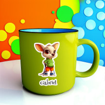 Springy Roo Gepersonaliseerde Vinyl Sticker