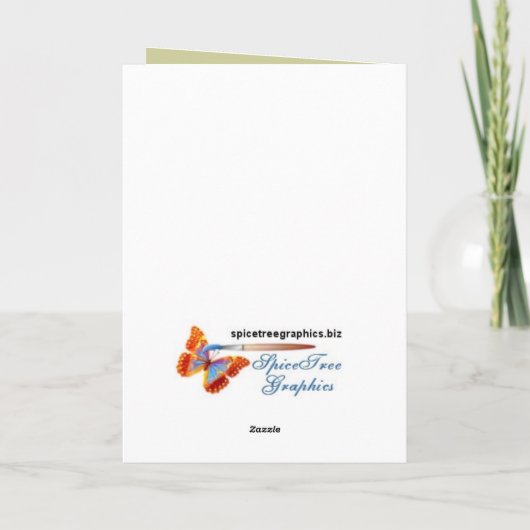 springzalm-Kaart Kaart (Achterkant)